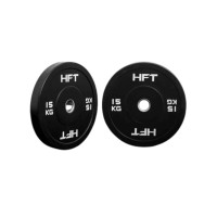 ราคา แผ่นน้ำหนัก Bumper Plate Homefittools 15 kg 1 แผ่น (888139600050)