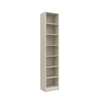 ราคา ชั้นวางของทึบ 7 ชั้น WISDOM DESIGN FURNITURE รุ่น BK-41A 40 ซม. สีไวท์โอ๊ค (888216600621)