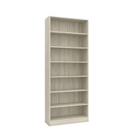 ราคา ชั้นวางของทึบ 7 ชั้น WISDOM DESIGN FURNITURE รุ่น BK-81A 80 ซม. สีไวท์โอ๊ค (888216600627)