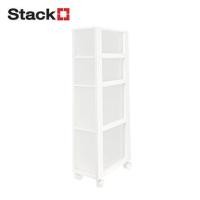 ราคา ตู้ลิ้นชักแคบ 4 ชั้น STACKO HANA 19x36.5x90.8 ซม. สีขาว (1304446)