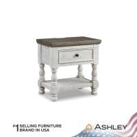 ราคา โต๊ะข้างเตียง ASHLEY FURNITURE HOMESTORE รุ่น HAVALANCE สีขาววินเทจ (888122802161)