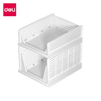 ราคา ชั้นลิ้นชัก 2 ชั้น DELI VS490-VS492-WH-02 สีขาว (888134600499)