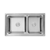 ราคา ซิงค์ฝัง 2 หลุม AXIA RIVIERA 8650 สีเงิน (1247079)