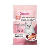 ราคา ขนมแมวเลีย CHANGETER TASTY MOUSSE VARIETY BERRY 40 ก. (1287944)