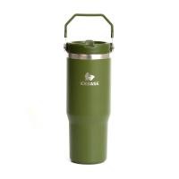 ราคา แก้วเก็บความเย็น ICEBASE รุ่น VL-518GN (FLIPZ) ขนาด 900 ML สีเขียว (888111300102)