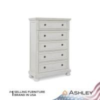 ราคา ตู้ลิ้นชัก 5 ลิ้นชัก ASHLEY FURNITURE HOMESTORE รุ่น ROBBINSDALE/100 สีขาววินเทจ (888122802085)
