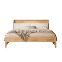 ราคา เตียงไม้ยางพารา 5 ฟุต MOKKOI HOME รุ่น SALMON-01 สีไม้ธรรมชาติ (888236000002)