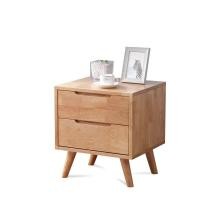 ราคา ตู้ข้างเตียงไม้สัก 2 ลิ้นชัก ELIFE ขนาด 45×40×50 ซม. สีไม้สักธรรมชาติ (888213900003)