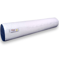 ราคา หมอนข้าง ยางพารา ZLEEPO'CLOCK ADULT BOLSTER ขนาด 20X100X20 ซม. สีขาว/น้ำเงิน (888227900005)