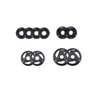 ราคา เซตแผ่นน้ำหนัก HOMEFITTOOLS รุ่น OLYMPIC 40 KG. (888139600562)