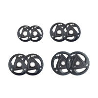 ราคา เซตแผ่นน้ำหนัก HOMEFITTOOLS รุ่น OLYMPIC 100 KG. (888139600564)