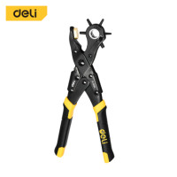 ราคา คีมเจาะรูหนัง DELI DL1919A-YL-01 เจาะได้ 6ขนาด สีเหลือง-ดำ (888236700017)