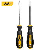 ราคา ไขควงปลายแม่เหล็ก DELI DL260002B-YL-01 ยาว 200มม 2ชิ้น (888236700029)