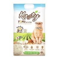 ราคา ทรายแมวเต้าหู้ KASTY TOFU CAT LITTER FLAKES 6 ลิตร (1243442)