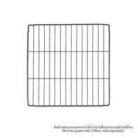 ราคา แผ่นคอกสัตว์เลี้ยง PETUS ซี่ห่าง 2 ซม. 30X30 ซม. สีดำ (1287216)