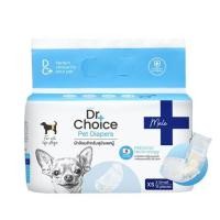 ราคา ผ้าอ้อมสุนัข DR.CHOICE MALE DOG DIAPER SIZE XS (แพ็ก 15 ชิ้น) (1301852)