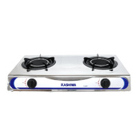 ราคา เตาแก๊สตั้งโต๊ะหัวคู่ KASHIWA รุ่น K-2007 สีเงิน (888155800146)