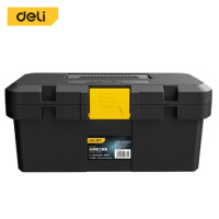 ราคา กล่องเครื่องมือช่าง DELI DL432912-YL-01 ขนาด 15.5X30X13ซม สีดำ (888236700039)