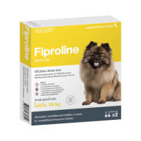 ราคา ยาหยอดกำจัดหมัดสุนัข FIPROLINE สำหรับสุนัข (น้ำหนัก 1-10 KG) (888223200003)