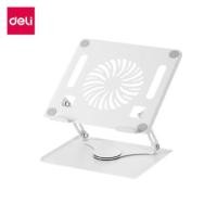 ราคา แท่นวางโน้ตบุ๊ก DELI VS6219-WH-01 หมุนและปรับระดับได้ มีพัดลมระบายอากาศ สีขาว (888134600488)