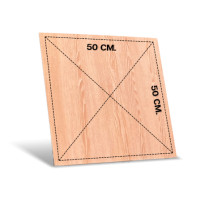 ราคา แผ่นยางปูพื้น HOMEFITTOOLS ลายไม้ สีน้ำตาลอ่อน รุ่น W4 (888139600608)