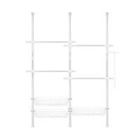 ราคา ราวแขวนผ้า 4 ราวแขวน 3 ตะกร้า TUGU R64PW สีขาว (1268958)