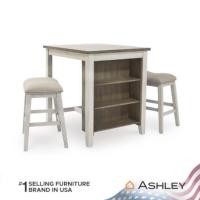 ราคา ชุดโต๊ะบาร์ ASHLEY FURNITURE HOMESTORE รุ่น SKEMPTON/3 สีขาววินเทจ (888122802356)