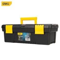 ราคา กล่องเครื่องมือช่าง DELI EDL432417-YL-01 ขนาด 16X38X17ซม. สีดำ (888236700051)