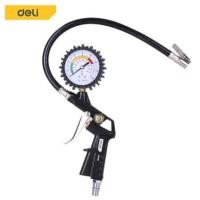 ราคา หัวเติมลม DELI DL8530-BK-01 พร้อมเกจ์วัดลม สีดำ (888236700069)