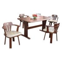 ราคา ชุดโต๊ะอาหาร 4 ที่นั่ง GROWN YAMAHA สี LIGHT WALNUT (1171035)