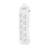 ราคา รางปลั๊กไฟ 5 ช่อง 5 สวิตช์ VEXXO 10 แอมป์ 3 ม. สีขาว (แพ็กคู่) (1274235)