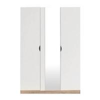 ราคา ตู้เสื้อผ้า 3 บานเปิด KONCEPT HAVIN WO120 120 ซม. สีขาว (1225983)