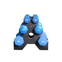 ราคา เซ็ตดัมเบล HOMEFITTOOLS ดัมเบล 3 คู่ SET 1/2/3 KG. สีน้ำเงิน (888139600542)