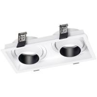 ราคา ดาวน์ไลท์ SL LIGHTING 594-2 สีขาว สี่เหลี่ยม (888224900238)