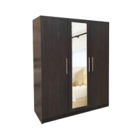 ราคา ตู้เสื้อผ้า 3 บานเปิด WISDOM DESIGN FURNITURE รุ่น MILANO135 135 ซม. สีโอ๊ค (888216600672)