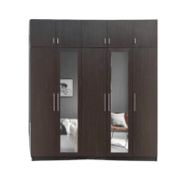 ราคา ตู้เสื้อผ้า 5 บานเปิด WISDOM DESIGN FURNITURE 225 ซม. สีโอ๊ค (888216600674)