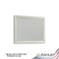 ราคา กระจกตั้งโต๊ะ ASHLEY FURNITURE HOMESTORE รุ่น HAVALANCE/101x84 สีขาววินเทจ (888122802337)