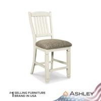 ราคา เก้าอี้บาร์ ASHLEY FURNITURE HOMESTORE รุ่น BOLANBURG สีขาววินเทจ (888122802345)
