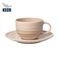 ราคา ชุดถ้วยกาแฟ FINE PORCELAIN 220 มล. KECH AQUA PEACH (1304959)