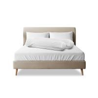 ราคา ชุดผ้าปูที่นอน 6 ฟุต 5 ชิ้น SLEEPHAPPY รุ่น Cloud soft bed sheet Set B สีขาว (888109800152)