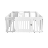 ราคา คอกกั้นสุนัข HOSTTAIL รุ่น PET HOME ไซต์ M สี เทา-ขาว (888229100001)