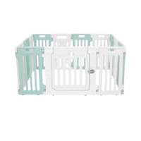 ราคา คอกกั้นสุนัข HOSTTAIL รุ่น PET HOME ไซต์ M สี เขียว-ขาว (888229100004)