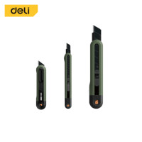 ราคา คัตเตอร์ DELI HT4003L-GN-01 แพ็ค 3ชิ้น สีเขียว (888236700119)