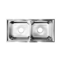 ราคา ซิงค์ฝัง 2 หลุม DYNA HOME DH-10048-DBS สีเงิน (1241794)