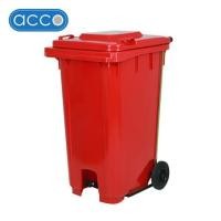 ราคา ถังขยะเหลี่ยมขาเหยียบ ฝาเปิด-ปิด ACCO 240 ลิตร สีแดง (1154350)