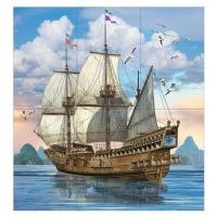 ราคา กระเบื้องผนังภาพชุด 10x16 นิ้ว ARTE สำเภารุ่งเรือง (1263243)