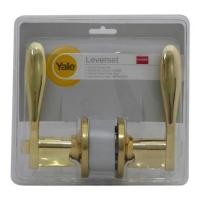 ราคา มือจับก้านโยก YALE L5327 US3 สีทอง (263843)
