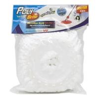 ราคา ผ้าม็อบไมโครไฟเบอร์ POLY-BRITE 8 นิ้ว สีขาว (1141717)