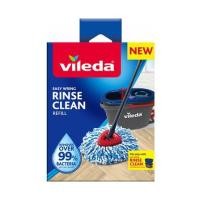 ราคา ผ้าม็อบไมโครไฟเบอร์ VILEDA RINSE CLEAN สีฟ้า/ขาว (1216601)