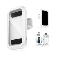 ราคา กล่องใส่โทรศัพท์กันน้ำ HOCO HD16 แบบติดผนัง สีขาว รองรับจอสัมผัส หมุนได้ 360° (888206800060)